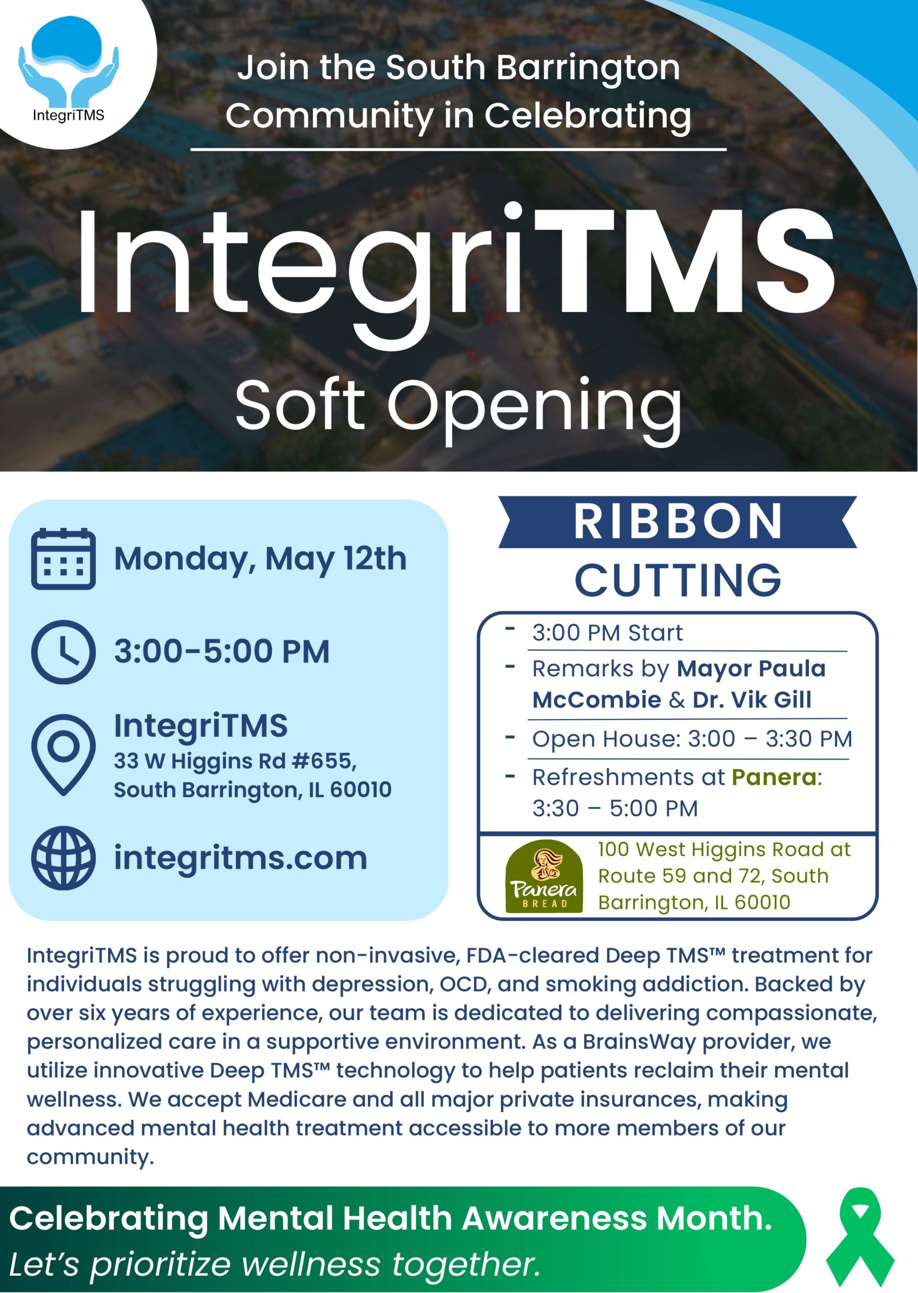 Join Us for the IntegriTMS Soft Opening & Ribbon Cutting – May 12th